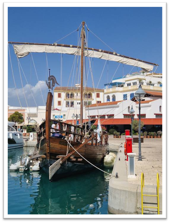A replica of the Kyrenia. ©EMES - Eastern Mediterranean Experimental Seafaring Project, University of Southampton